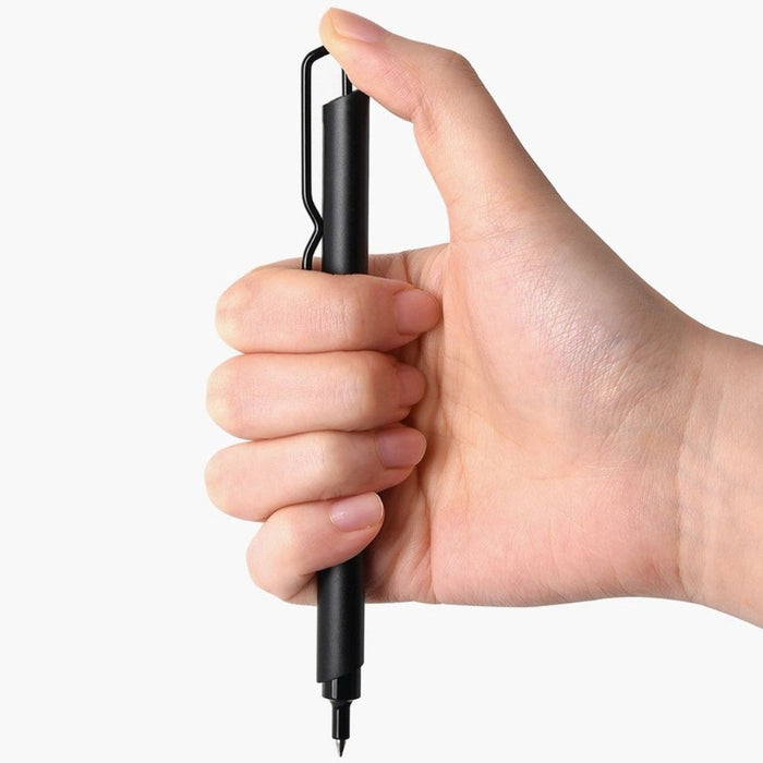 KACO, Gel Pen - KLIP METAL BLACK 0.5mm 7