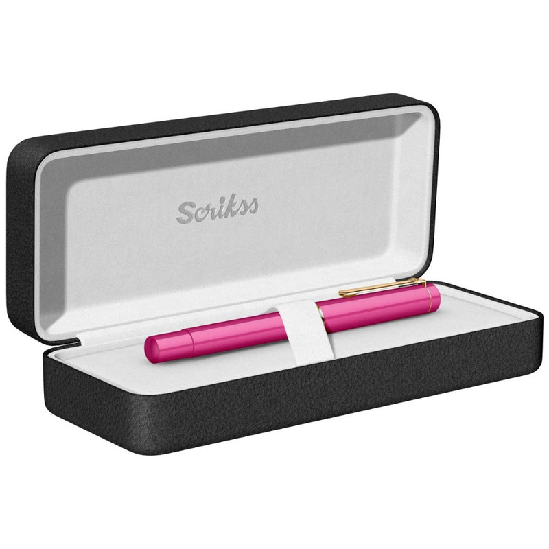 SCRIKSS, Fountain Pen - 419 Piston Filler PINK GT 3