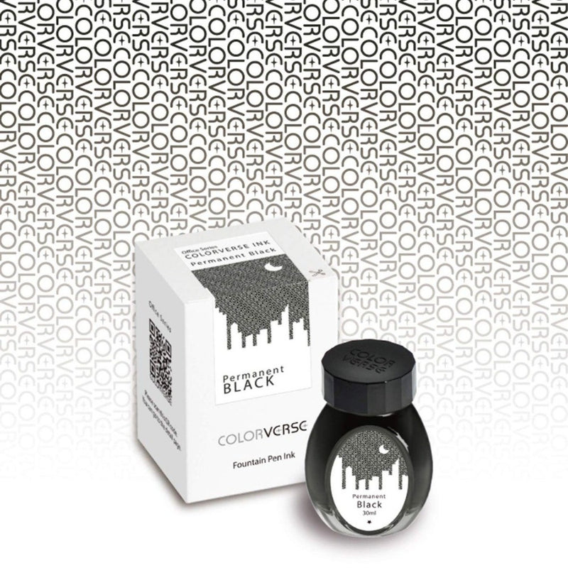 COLORVERSE, Ink Bottle - OFFICE Series PERMANENT BLACK (30ml) 1