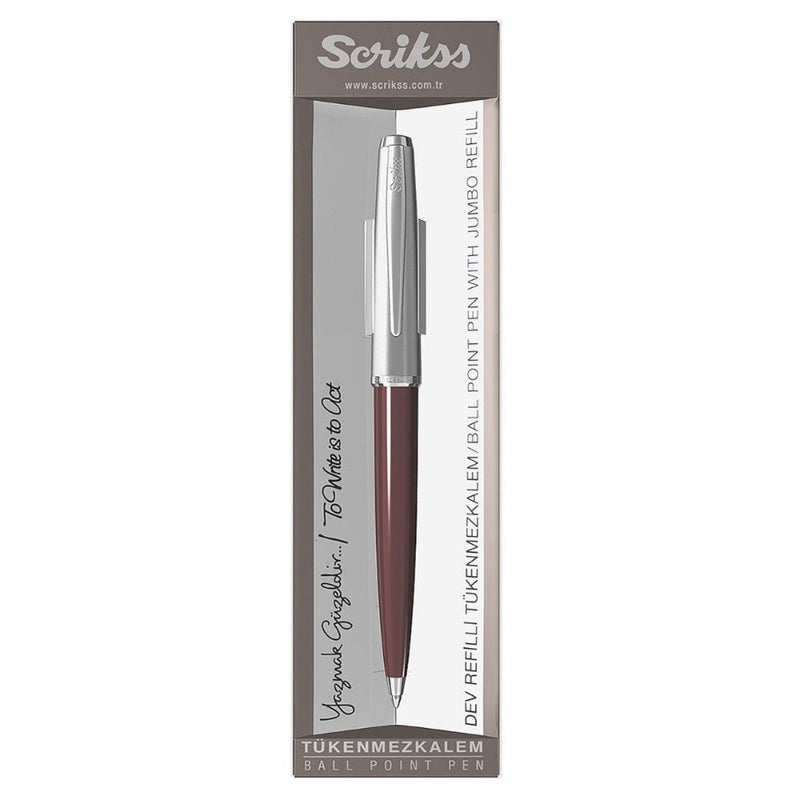 SCRIKSS, Ballpoint Pen - METROPOLIS 78 BURGUNDY 4