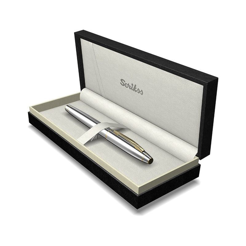 SCRIKSS, Roller Pen - NOBLE 35 GOLD CHROME.