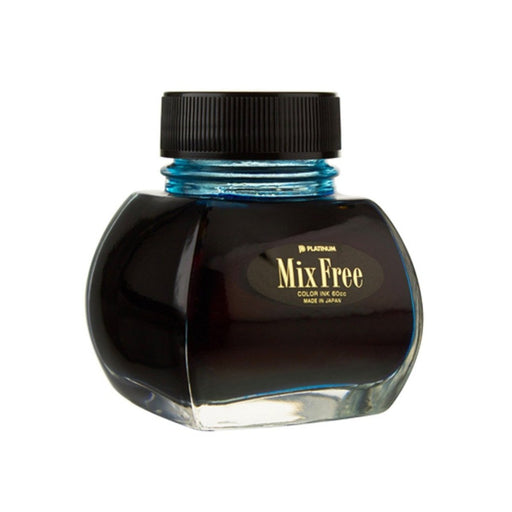 PLATINUM, Mixable Ink Bottle - AQUA BLUE 60ml