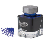 PLATINUM, Mixable Ink Bottle Mini - AURORA BLUE 20ml 1