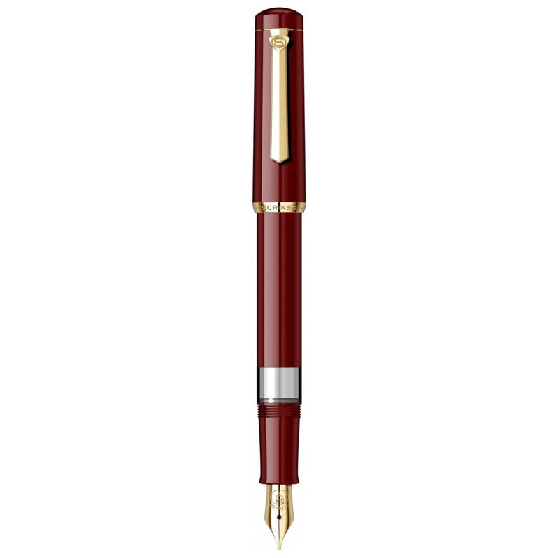 SCRIKSS, Fountain Pen - 419 PISTON FILLER BURGUNDY 4