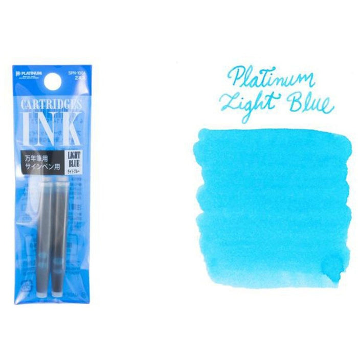 PLATINUM, Dye Ink Cartridge - LIGHT BLUE 1