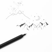KACO, Gel Pen - KLIP METAL BLACK 0.5mm 8