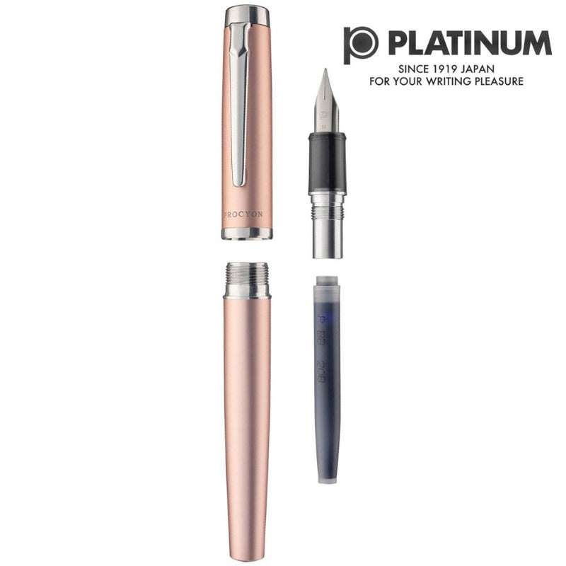 PLATINUM, Fountain Pen - PROCYON Luster ROSE GOLD 7