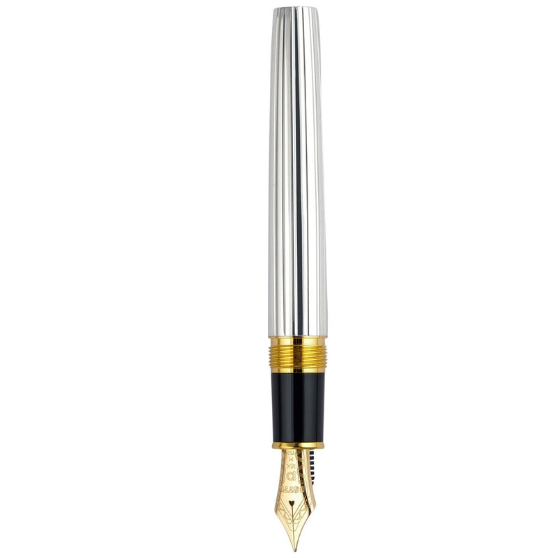 PLATINUM, Fountain Pen - PIN STRIPE STERLING SILVER 3
