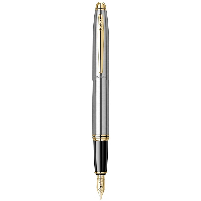 SCRIKSS, Fountain Pen - KNIGHT 88 GOLD CHROME 4