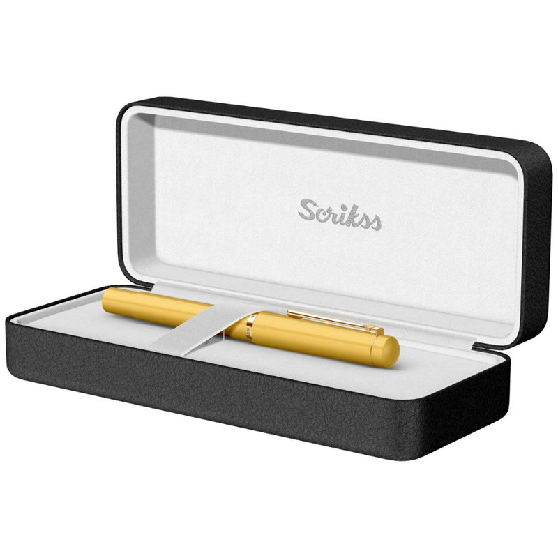 SCRIKSS, Fountain Pen - 419 Piston Filler YELLOW GT 4