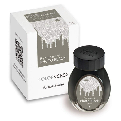 COLORVERSE, Ink Bottle - OFFICE Series PERMANENT PHOTO BLACK (30ml) 
