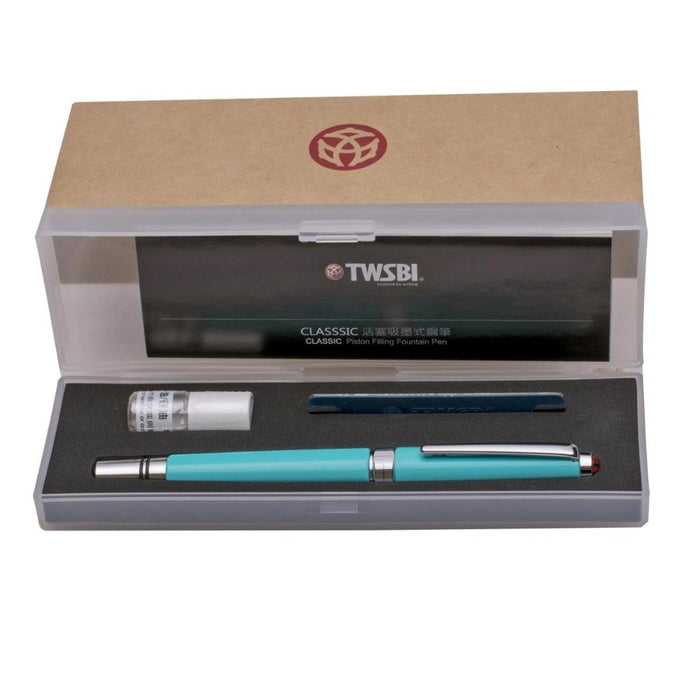 TWSBI, Fountain Pen - CLASSIC TURQUOISE 7