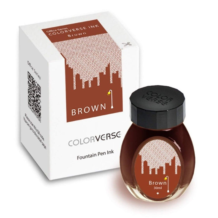 COLORVERSE, Ink Bottle - OFFICE Series BROWN (30ml) 4