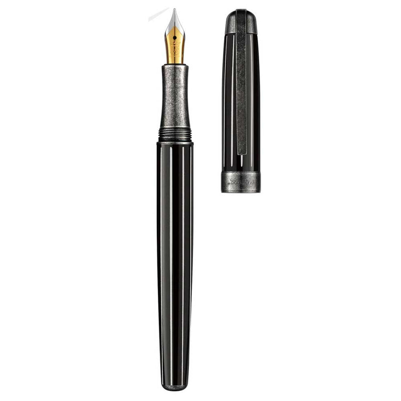 LABAN, Fountain Pen - ANTIQUE'II GUN METAL. 4