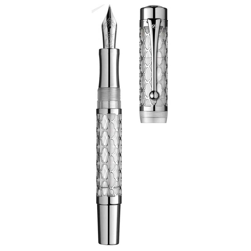 LABAN, Fountain Pen - FLORA SILVER. 4