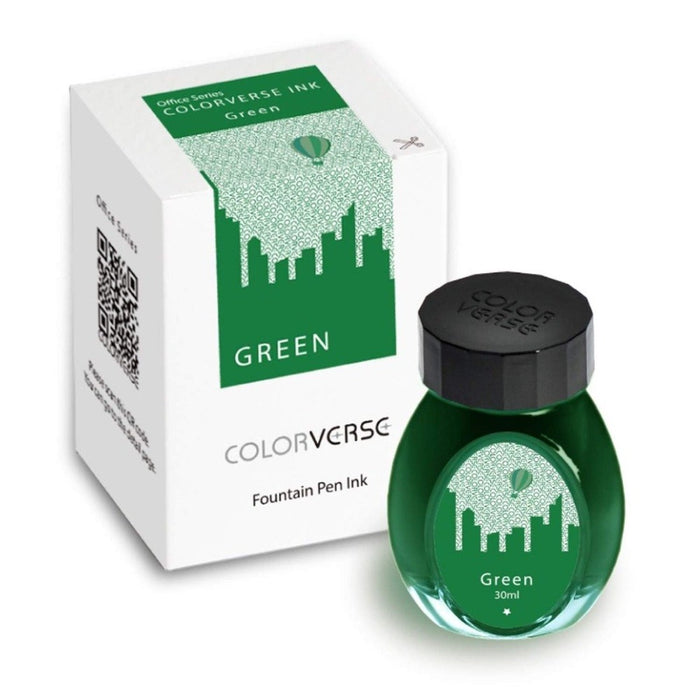 COLORVERSE, Ink Bottle - OFFICE Series GREEN (30ml) 4