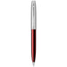 SHEAFFER, Ballpoint Pen - 100 TRANSLUCENT RED & BRUSHED CHROME NT 4