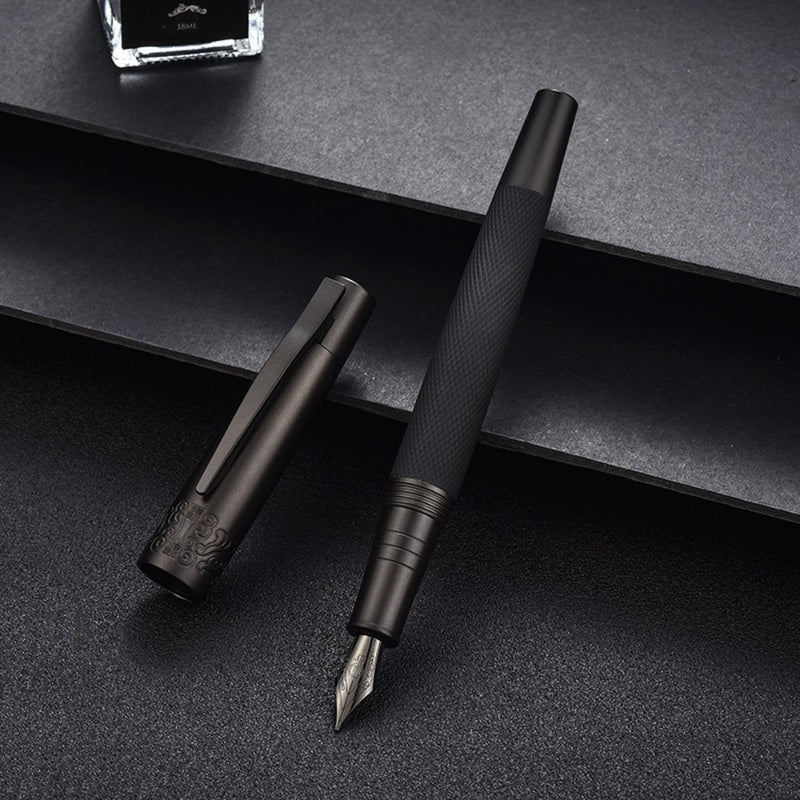HONGDIAN, Fountain Pen - 6013 MATTE BLACK. 4