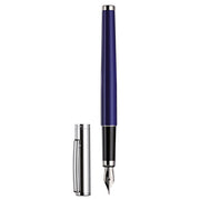 OTTO HUTT, Fountain Pen - DESIGN 01 Blue Sterling Silver 3