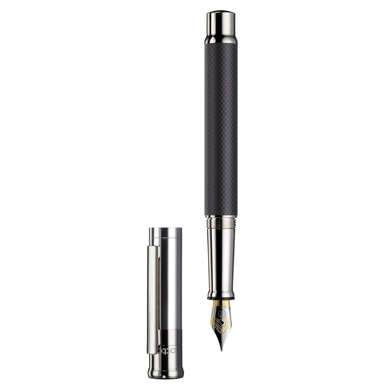 OTTO HUTT, Fountain pen - DESIGN 04 Black Check 3