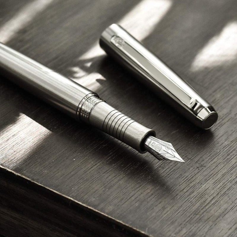 HONGDIAN, Fountain Pen - 517S SILVER WHITE. 6