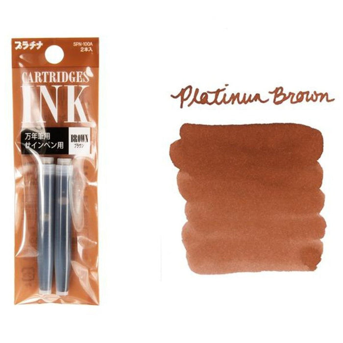 PLATINUM, Dye Ink Cartridge - BROWN 1