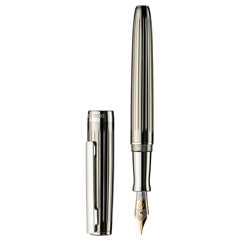 OTTO HUTT, Fountain Pen - DESIGN 07 Brass Trans Black 3