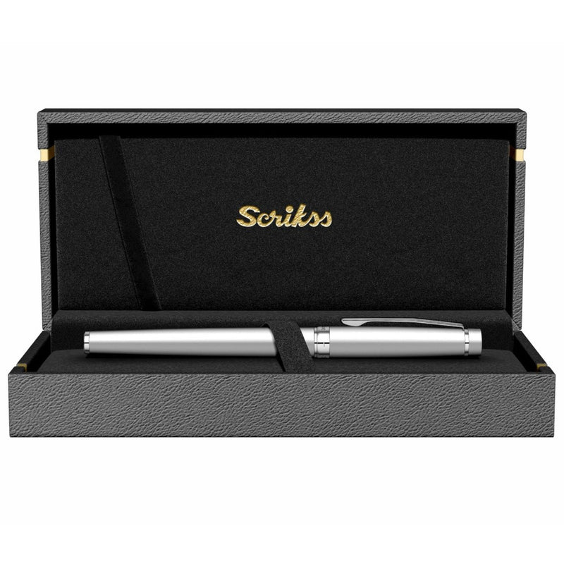 SCRIKSS, Roller Pen - HONOR 38 MATT CHROME CT.