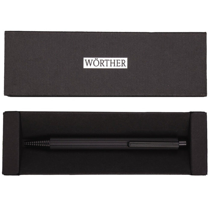 WORTHER, Mechanical Pencil - PROFIL Aluminum BLACK 1
