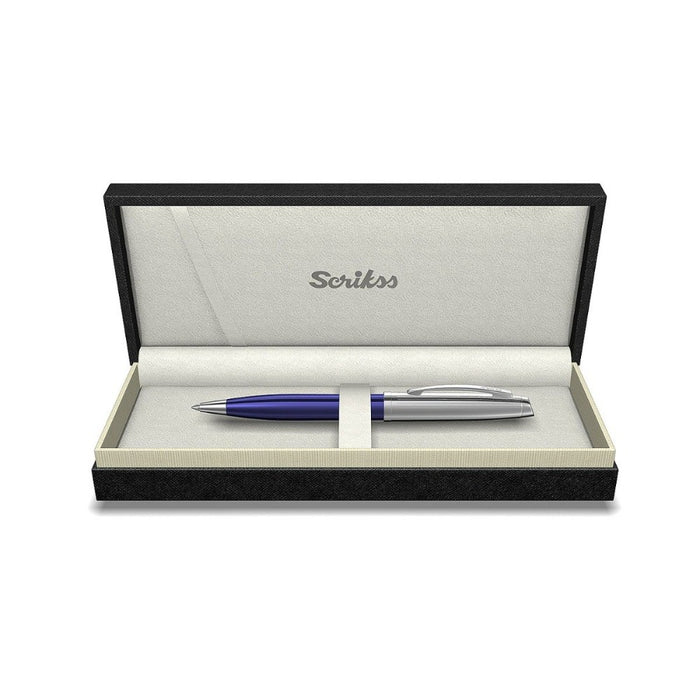 SCRIKSS, Ballpoint Pen - OSCAR 39 NAVY BLUE CHROME 4