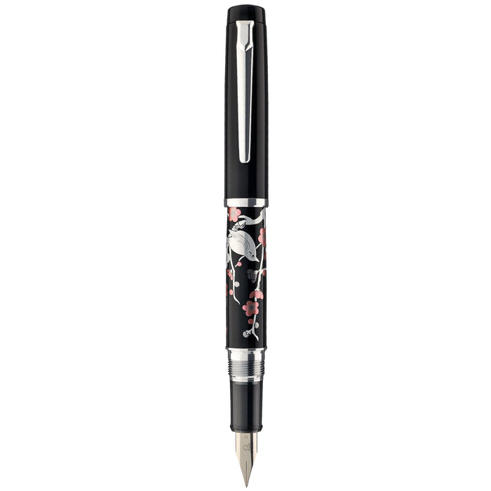 PLATINUM, Fountain Pen - Limited Edition PROCYON Maki-e BRUSH WARBLER ON PLUM TREE.