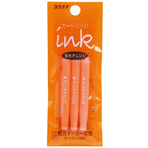 PLATINUM, Highlighter Ink Cartridge - PREPPY ORANGE 