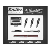 SCRIKSS, Calligraphy Set - BURGUNDY CT 7