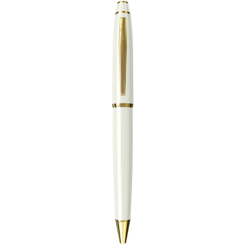 SCRIKSS, Ballpoint Pen - NOBLE 35 PEARL WHITE GOLD 1