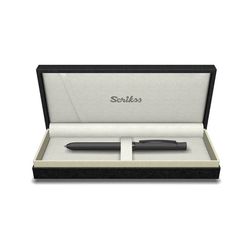 SCRIKSS, Ballpoint Pen - TRIO 93 Matt Black 12