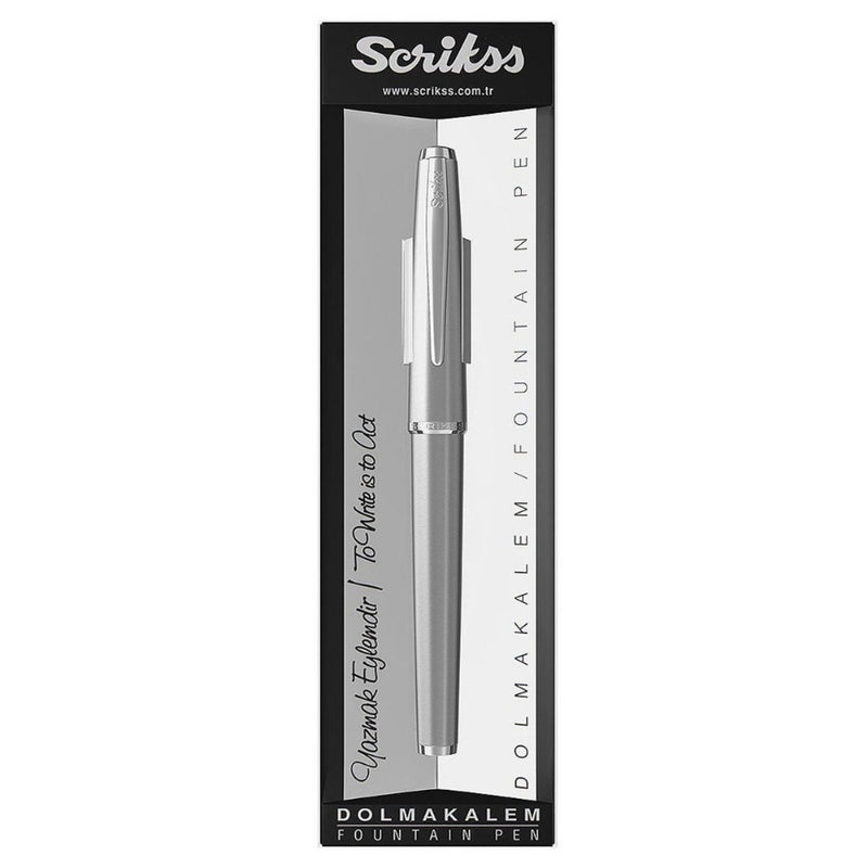 SCRIKSS, Fountain Pen - METROPOLIS 78 CHROME 6