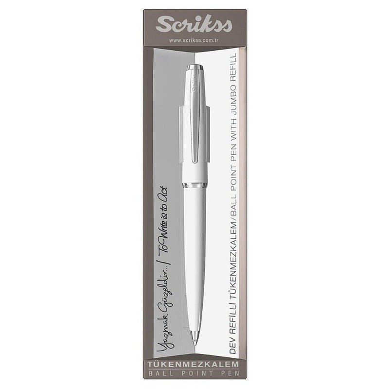 SCRIKSS, Ballpoint Pen - VINTAGE 33 WHITE  4