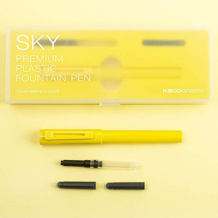 KACO, Fountain Pen - SKY Premium Plastic YELLOW 6