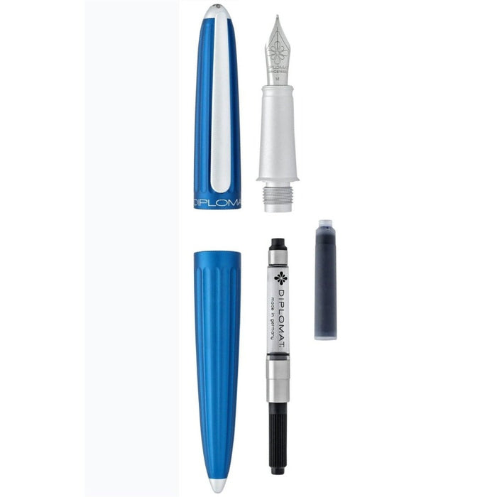 DIPLOMAT, Fountain Pen - Aero BLUE 8