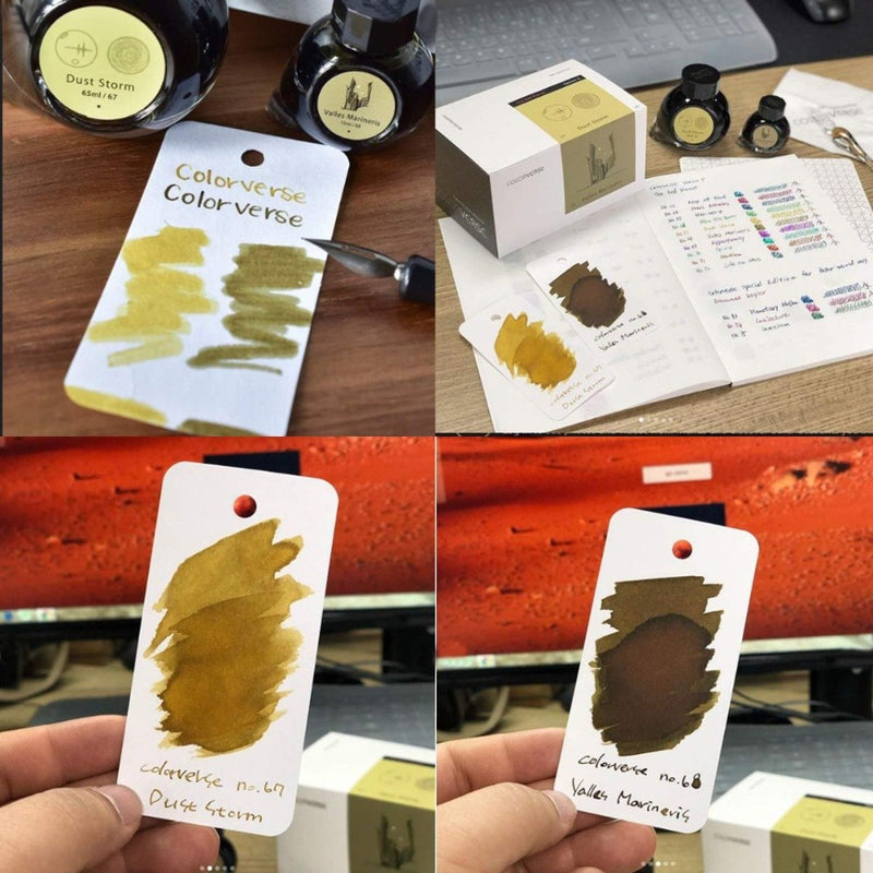 COLORVERSE, Ink 2 Bottles - THE RED PLANET Season 5 DUST STORM & VALLES MARINERIS (65ml+15ml) 8