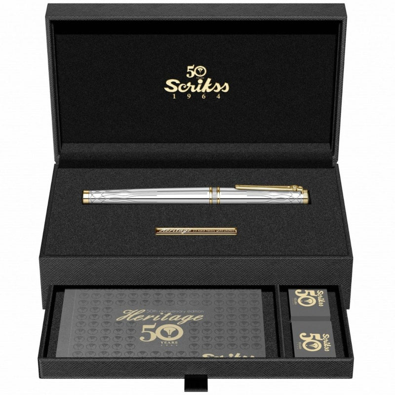 SCRIKSS, Fountain pen - HERITAGE CHROME GT 18