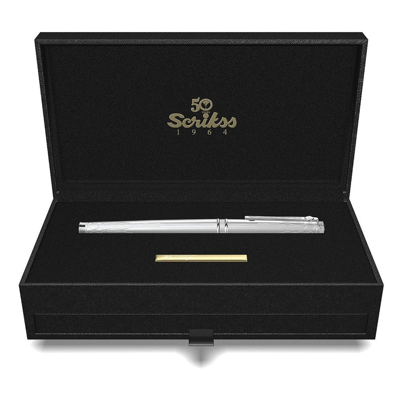 SCRIKSS, Roller Pen - HERITAGE PLATINUM PT.