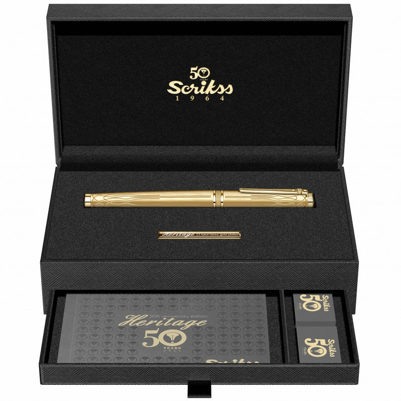 SCRIKSS, Fountain Pen - HERITAGE GOLD GT.