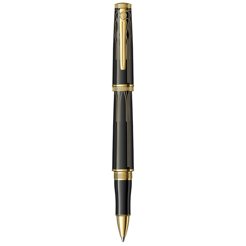 SCRIKSS, Rollerball Pen - HERITAGE CUSTOM BLACK GT.