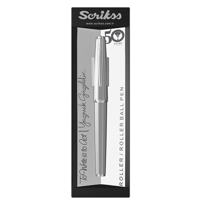 SCRIKSS, Roller Pen - METROPOLIS 78 CHROME.