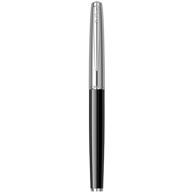 SCRIKSS, Roller Pen - METROPOLIS 78 BLACK CHROME CT.