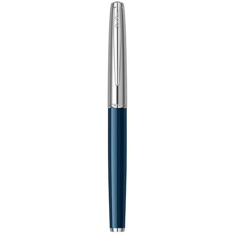 SCRIKSS, Roller Pen - METROPOLIS 78 NAVY BLUE CHROME CT.