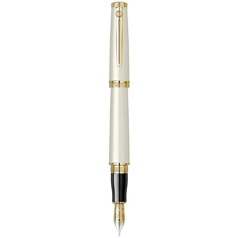 SCRIKSS, Fountain Pen - HERITAGE WHITE PEARL GT 4