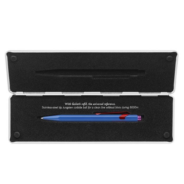 CARAN d'ACHE, Ballpoint Pen - CLAIM YOUR STYLE Limited Edition COBALT BLUE 3