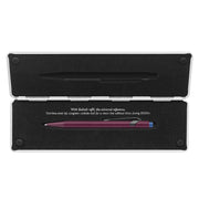 CARAN d'ACHE, Ballpoint Pen - CLAIM YOUR STYLE Limited Edition BURGUNDY 3